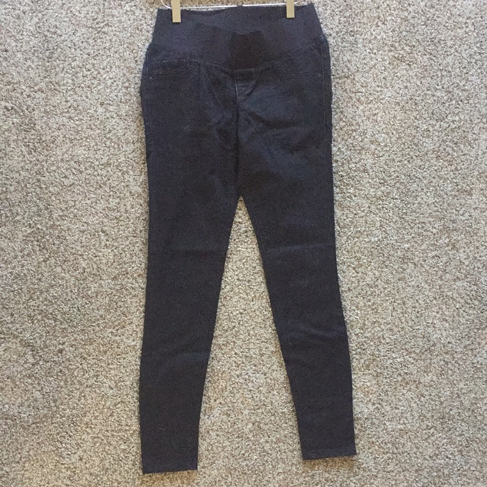 Black maternity jeggings